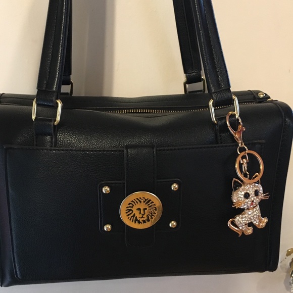 2 Left Crystal Kitty Key Chain/Purse Charm - Picture 4 of 4